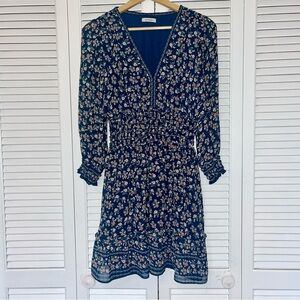 Max Studio Floral Navy Dress